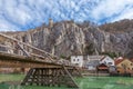 Old bridge in Essing at Altmuehl river Royalty Free Stock Photo