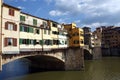 Old bridge in florence Royalty Free Stock Photo