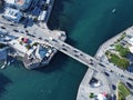 The old bridge in Halkida Royalty Free Stock Photo