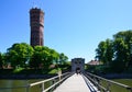 Old bridge into Kalmar city Royalty Free Stock Photo