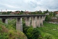Old bridge in Kamianets-Podilskyi, Ukraine Royalty Free Stock Photo
