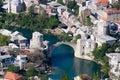 Old bridge in Mostar Royalty Free Stock Photo