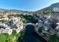 Old Bridge - Mostar, Bosnia Herzegovina Royalty Free Stock Photo