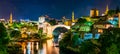 The Old Bridge in Mostar, Bosnia and Herzegovina Royalty Free Stock Photo