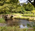 Old bridge over the river Royalty Free Stock Photo