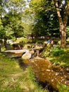 Old bridge over the river Royalty Free Stock Photo