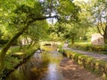 Old bridge over the river Royalty Free Stock Photo