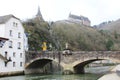 A bridge in a little village of Vianden, Luxembourg Royalty Free Stock Photo