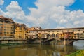 Old bridge ponte vecchio in florence Royalty Free Stock Photo