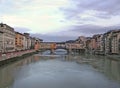 Old Bridge - Ponte vecchio - Florence - Italy Royalty Free Stock Photo
