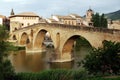 Old bridge Puente la Reina Royalty Free Stock Photo