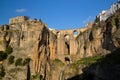 An Old Bridge, Ronda with sun Royalty Free Stock Photo