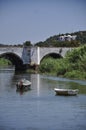 An old bridge in Serbia Royalty Free Stock Photo