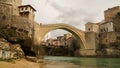 The Old Bridge `Stari Most` in Bosnia and Herzegovina.