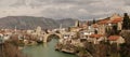 The Old Bridge `Stari Most` in Bosnia and Herzegovina.