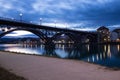 The Old Bridge Stari most in Maribor, Slovenia Royalty Free Stock Photo