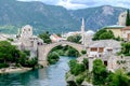 Old bridge Stari Most view, Mostar, Bosnia and Herzegovina