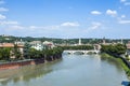 Old bridge in Verona over Adige river Royalty Free Stock Photo