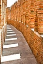 Old bridge in Verona over Adige river, Castelvecchio Royalty Free Stock Photo