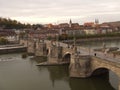 Old Bridge in Wuerzburg Royalty Free Stock Photo