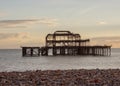 Old Brightion Pier Royalty Free Stock Photo