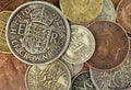 Old British Coins Royalty Free Stock Photo