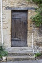 Nice old British wooden door Royalty Free Stock Photo
