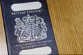 Old British Passport Royalty Free Stock Photo