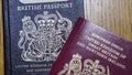 Old British Passport and New European Passport