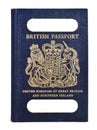 Old British Passport Royalty Free Stock Photo