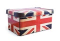 Old Union Jack tin box Royalty Free Stock Photo