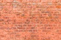 Old broken brickwork of red brick Royalty Free Stock Photo