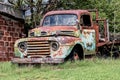 Old broken down farm truck Royalty Free Stock Photo