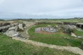 German bunkers of Longues sur Mer. Normandy, France Royalty Free Stock Photo