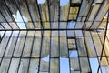 Old broken glass roof Royalty Free Stock Photo