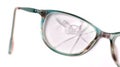 Old broken glasses isolated on white background Royalty Free Stock Photo