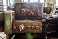 Old broken lathe