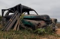Old broken rusty car Royalty Free Stock Photo