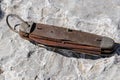 Old Broken Rusty Pocket Knife