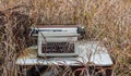 Old broken typewriter Royalty Free Stock Photo