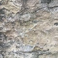 The old broken wall of gray color with cracks. Textural background. Royalty Free Stock Photo