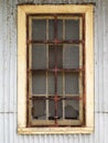 Old broken window Royalty Free Stock Photo