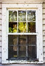 Old and Broken Window Royalty Free Stock Photo