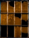 Old broken windows Royalty Free Stock Photo