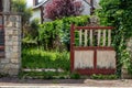 Old broken wooden gates