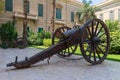 Old bronze cannon in front of the royal palace of Abdeen, Cairo, Egypt Royalty Free Stock Photo
