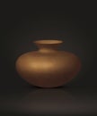 Old bronze vase 13