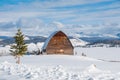 Old brown barn Royalty Free Stock Photo