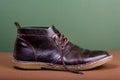 Old brown boots Royalty Free Stock Photo