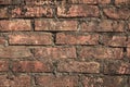 Old brown brick wall background Royalty Free Stock Photo